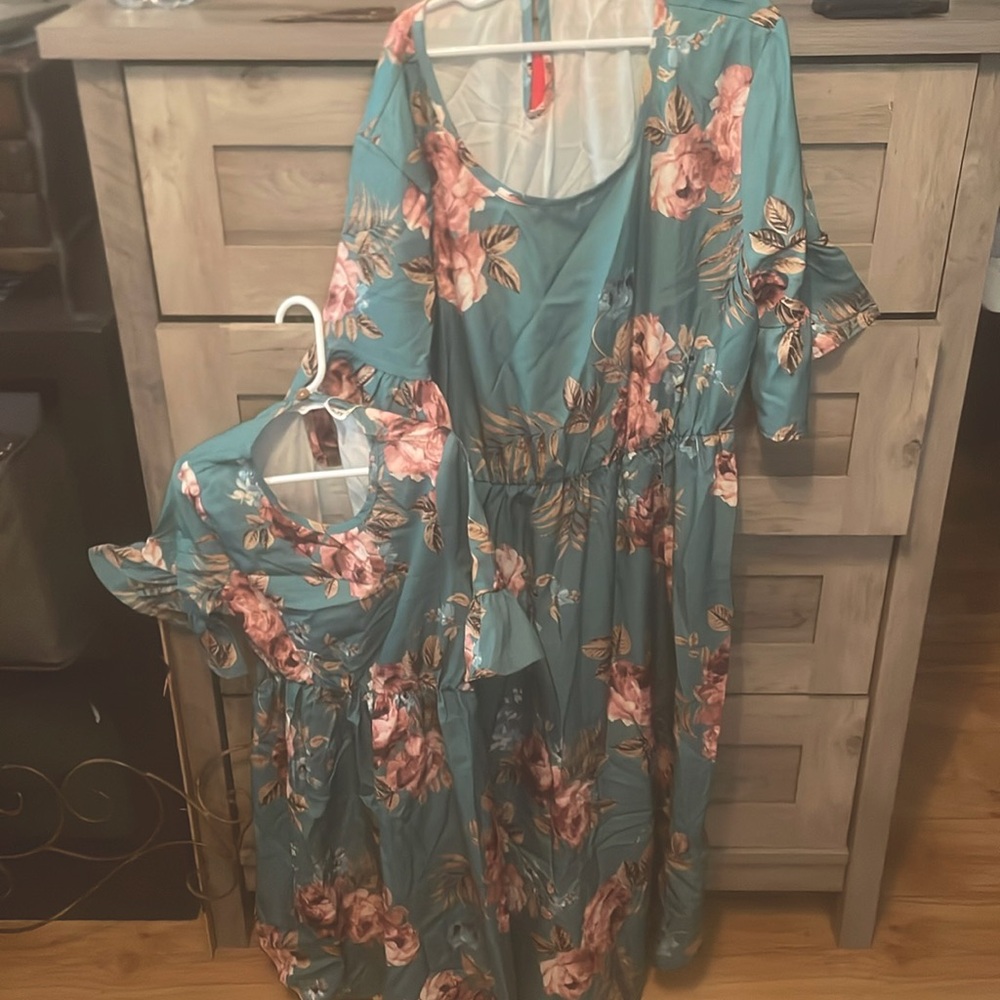 PatPat mothers and daughters dress sz6-7Y and ladies M